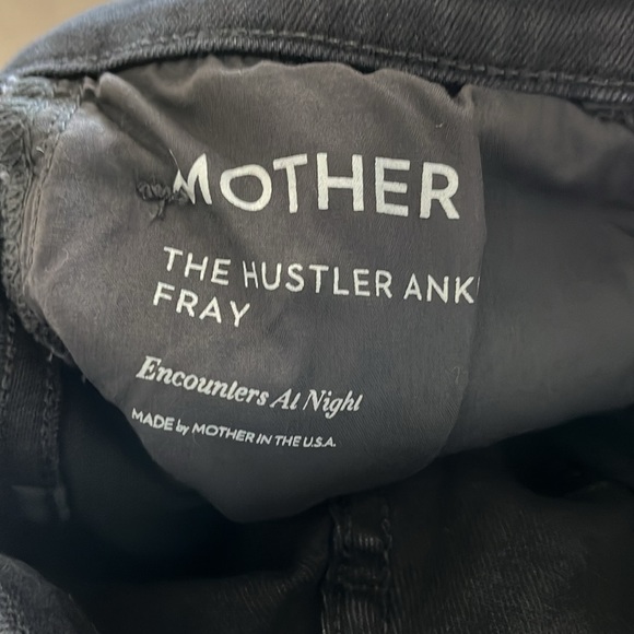 NWT MOTHER The Hustler Ankle Fray Jeans in Encounters At Night Size 26 - Picture 8 of 10